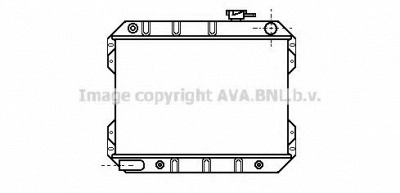 AVA QUALITY COOLING fd2091 -  Радиатор, охлаждение двигателя